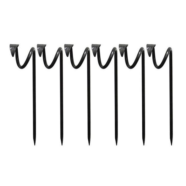 Achla Designs ACHLA Designs HG-02-6 14 in. Leaf End Hose Guard; Pack of 6 HG-02-6